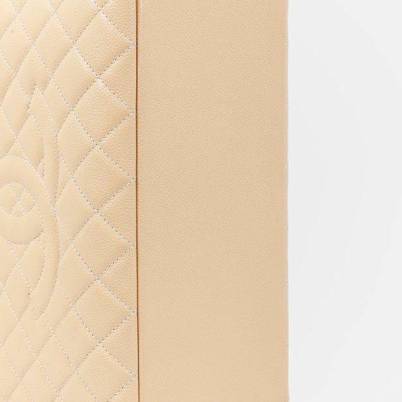 Chanel Beige Caviar Grand Shopping Tote GST GHW - Picture 9 of 13